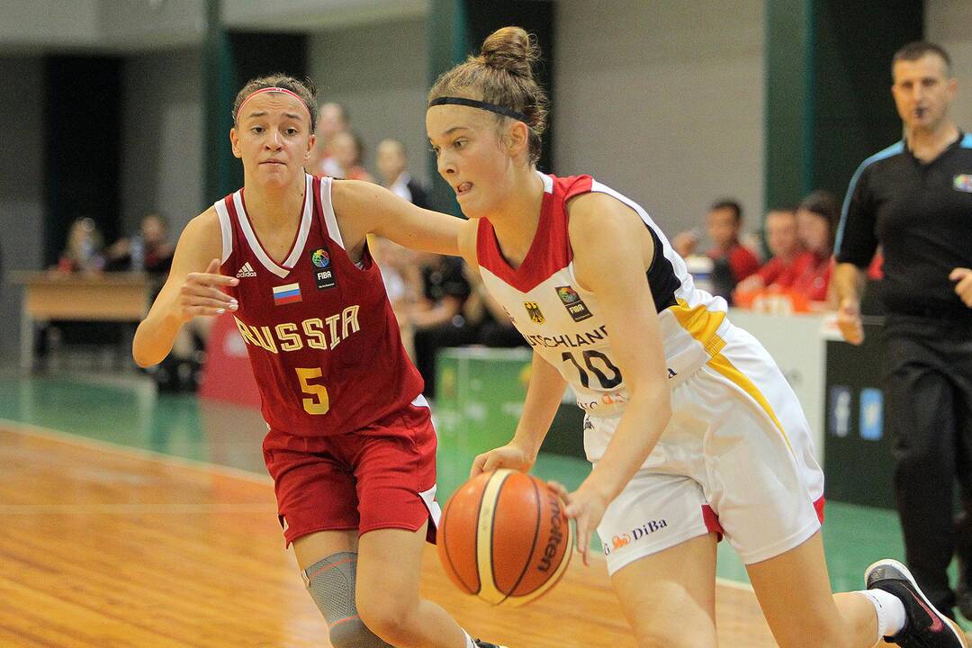 Vokietija – Rusija 43:51. Merginų U16 EČ