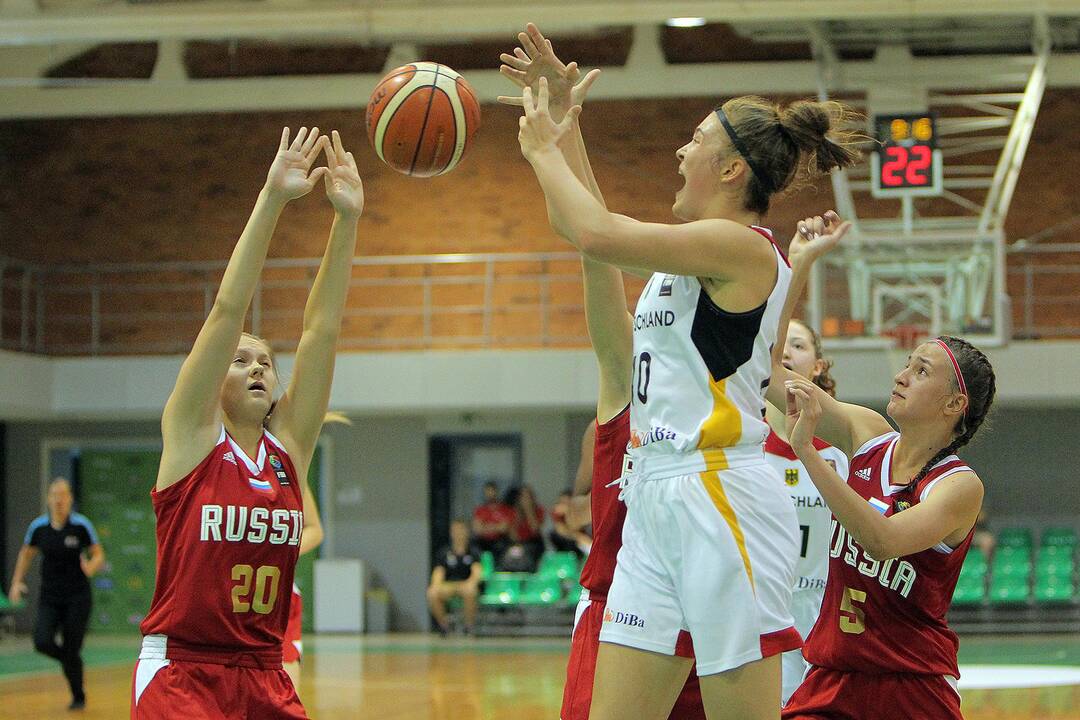 Vokietija – Rusija 43:51. Merginų U16 EČ