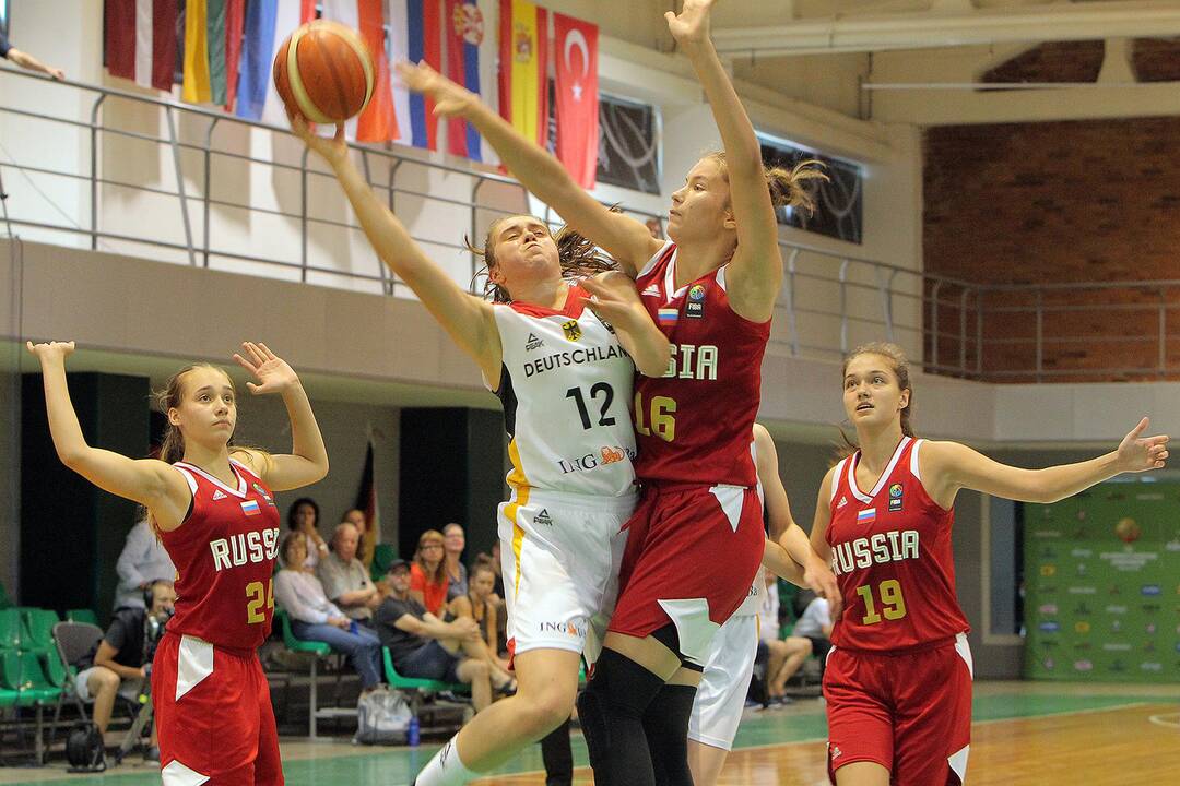 Vokietija – Rusija 43:51. Merginų U16 EČ
