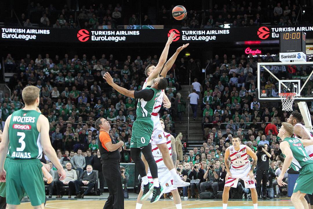 Eurolyga: „Žalgiris“ – „Olimpia“ 83:78