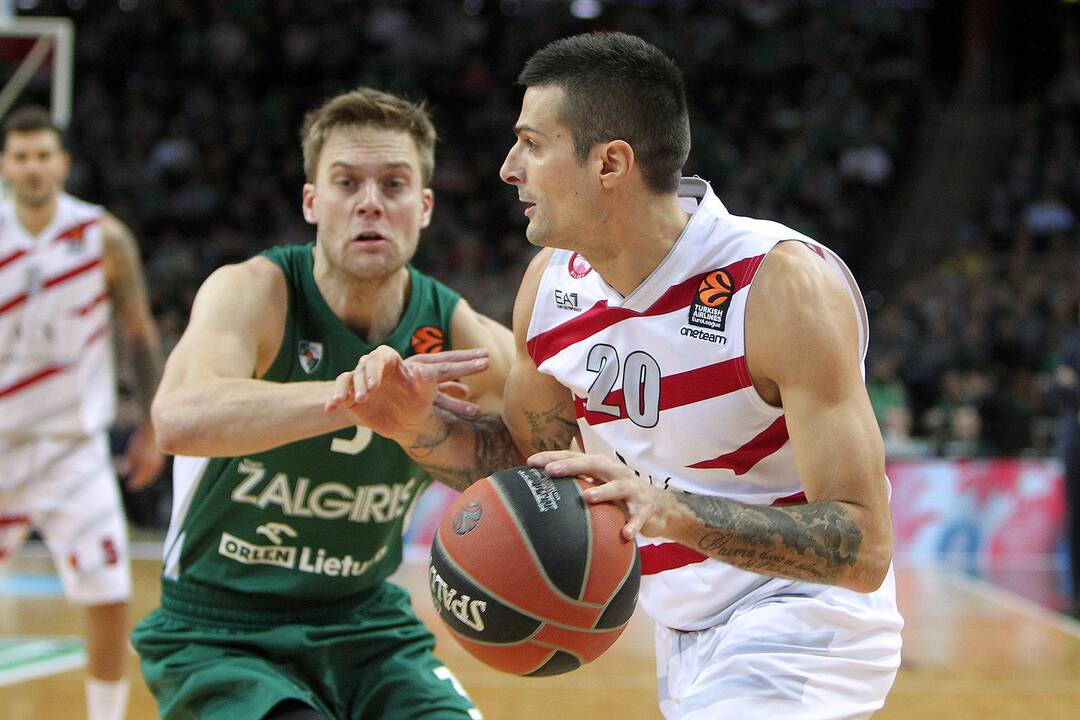 Eurolyga: „Žalgiris“ – „Olimpia“ 83:78