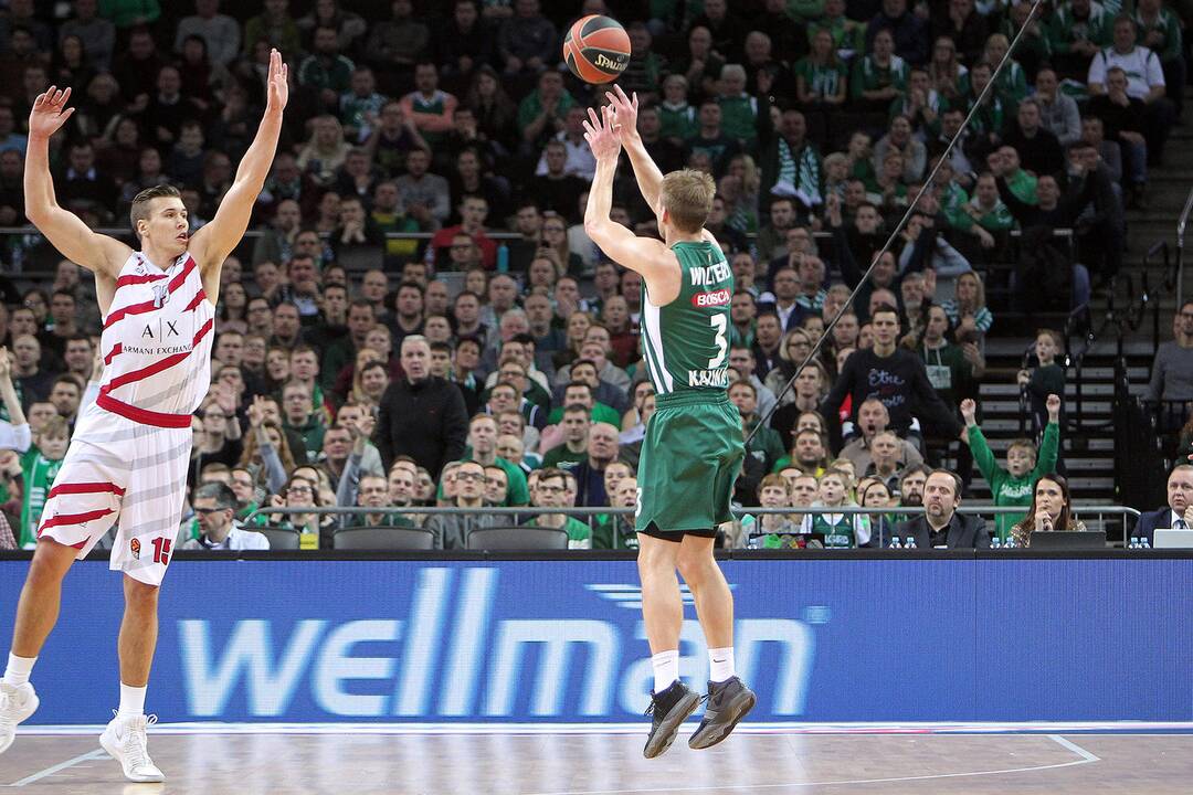 Eurolyga: „Žalgiris“ – „Olimpia“ 83:78