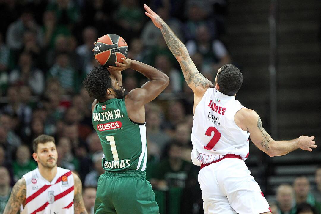 Eurolyga: „Žalgiris“ – „Olimpia“ 83:78
