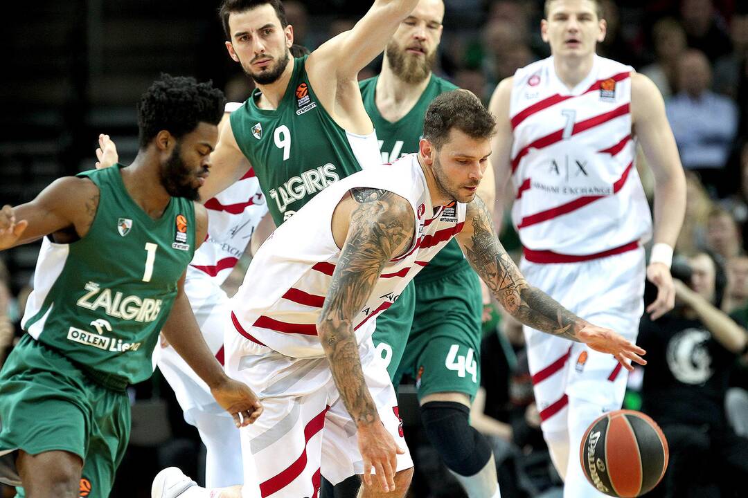 Eurolyga: „Žalgiris“ – „Olimpia“ 83:78