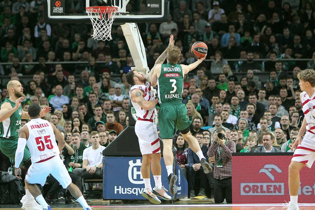 Eurolyga: „Žalgiris“ – „Olimpia“ 83:78