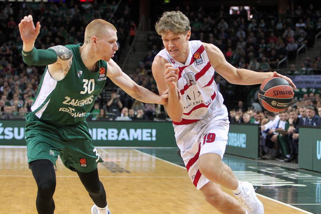Eurolyga: „Žalgiris“ – „Olimpia“ 83:78