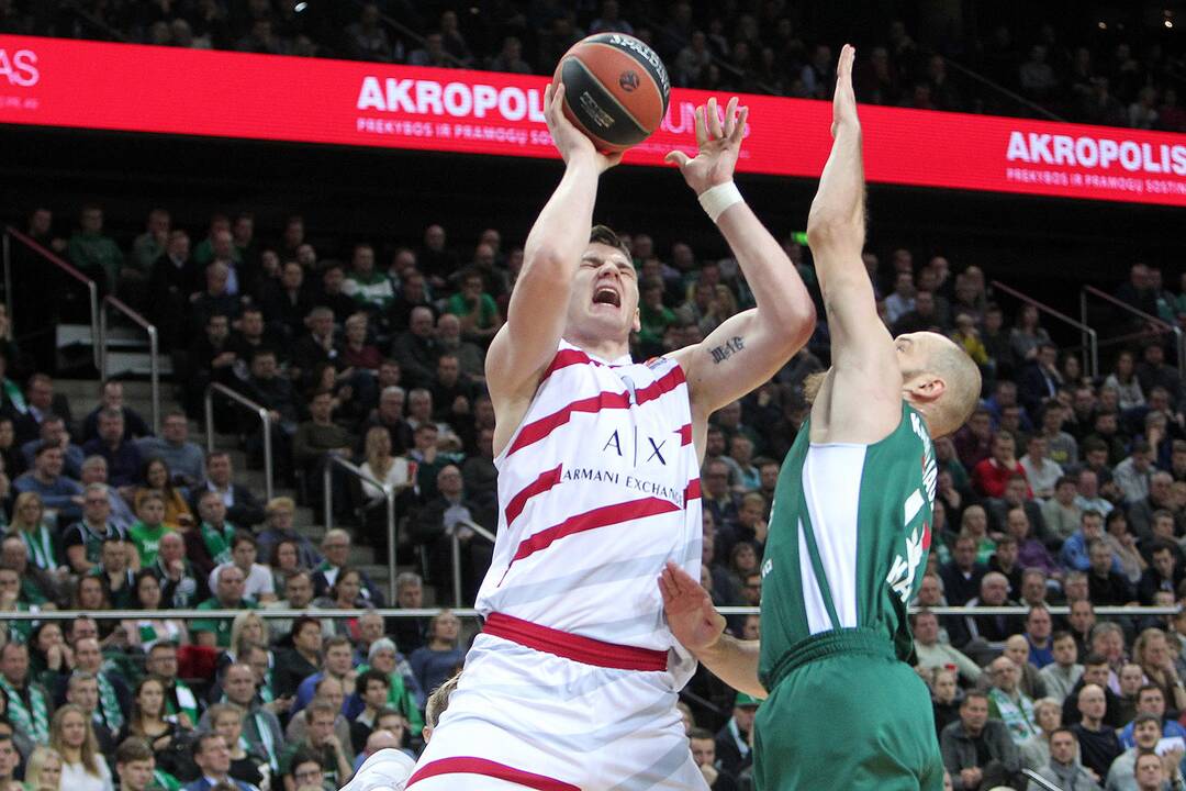 Eurolyga: „Žalgiris“ – „Olimpia“ 83:78