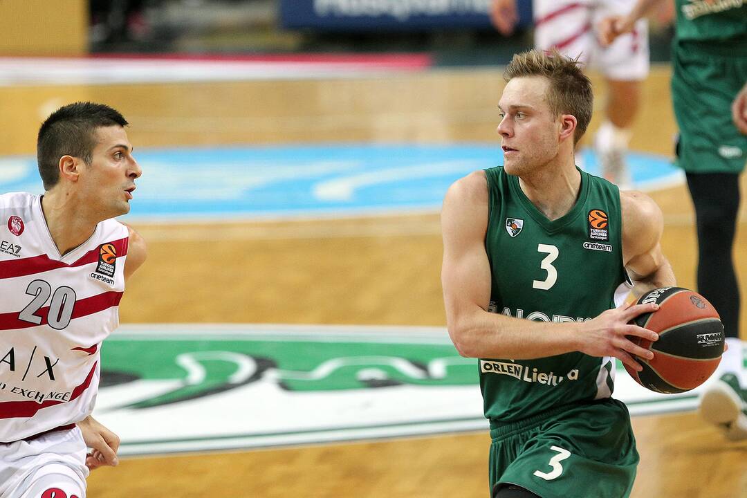 Eurolyga: „Žalgiris“ – „Olimpia“ 83:78