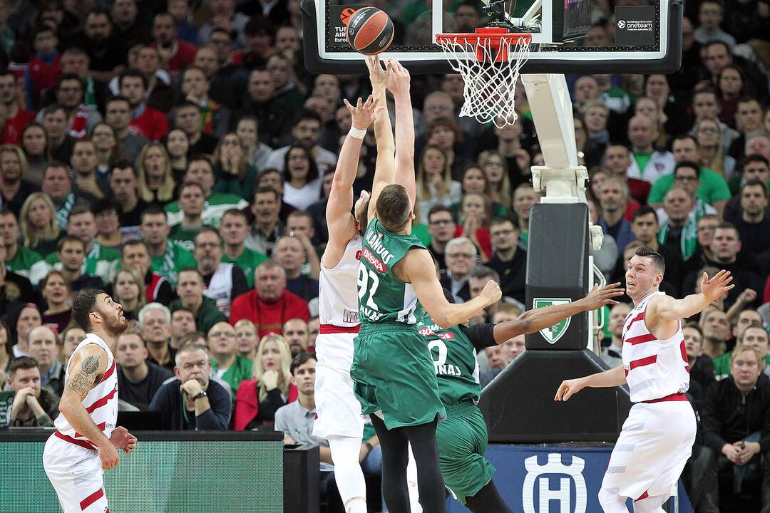 Eurolyga: „Žalgiris“ – „Olimpia“ 83:78