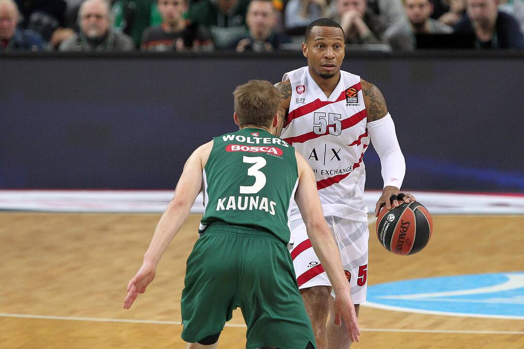 Eurolyga: „Žalgiris“ – „Olimpia“ 83:78