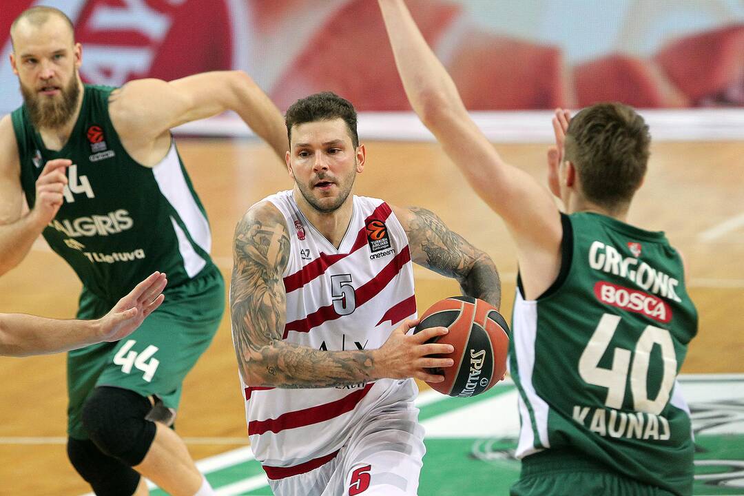 Eurolyga: „Žalgiris“ – „Olimpia“ 83:78
