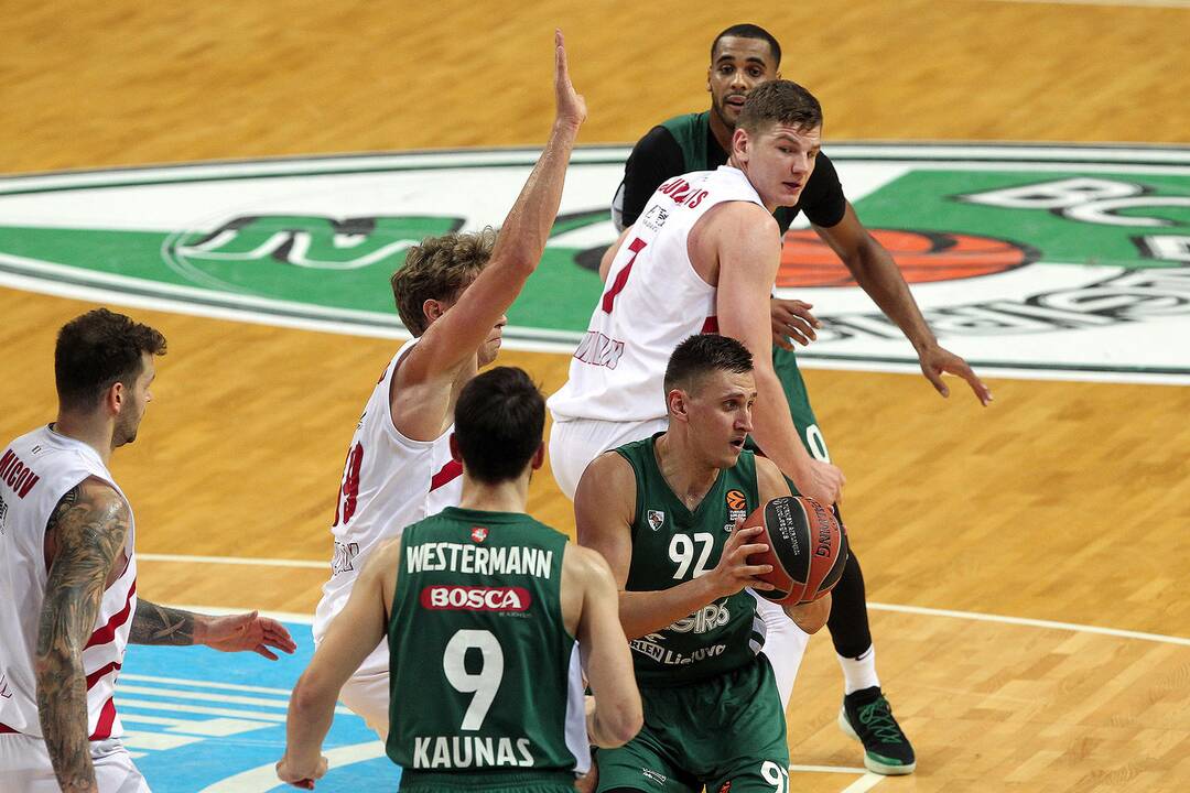 Eurolyga: „Žalgiris“ – „Olimpia“ 83:78