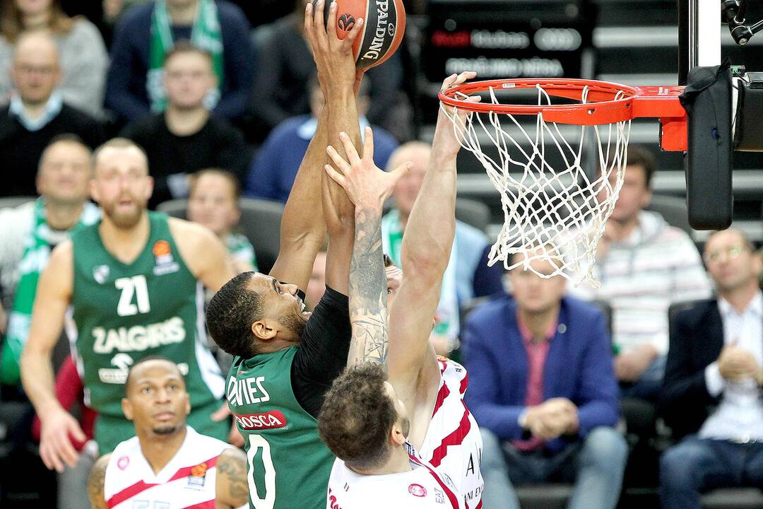Eurolyga: „Žalgiris“ – „Olimpia“ 83:78