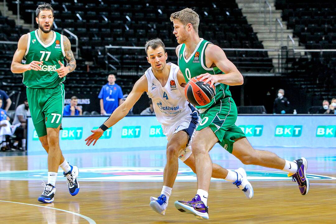 Eurolyga: „Žalgiris“ – „Zenit“ 75:83