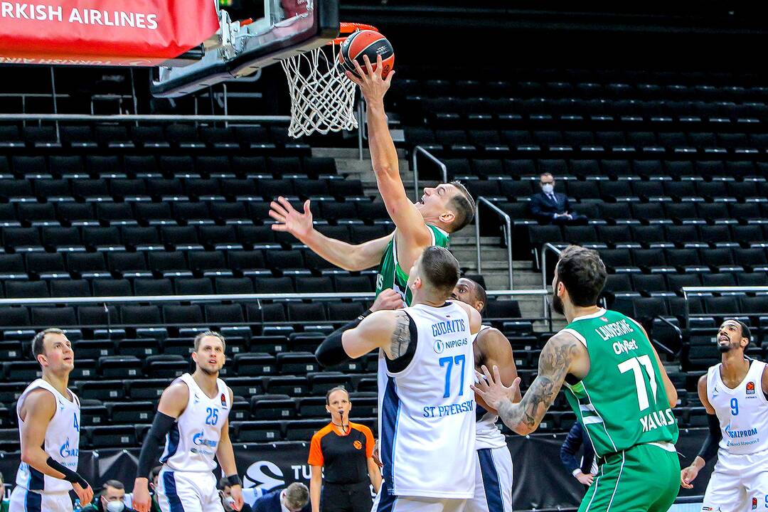 Eurolyga: „Žalgiris“ – „Zenit“ 75:83