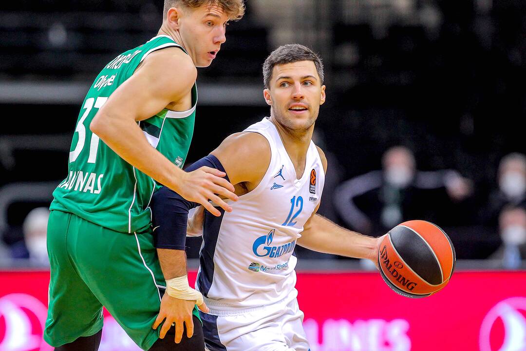 Eurolyga: „Žalgiris“ – „Zenit“ 75:83