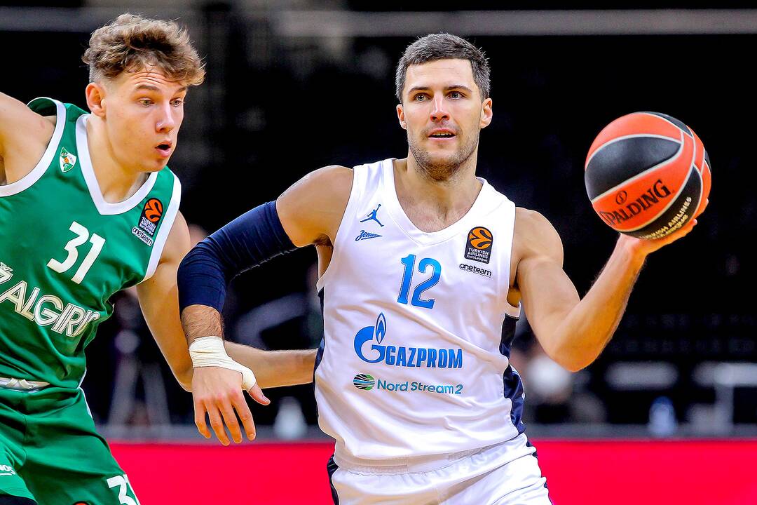 Eurolyga: „Žalgiris“ – „Zenit“ 75:83