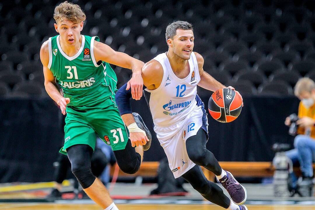 Eurolyga: „Žalgiris“ – „Zenit“ 75:83