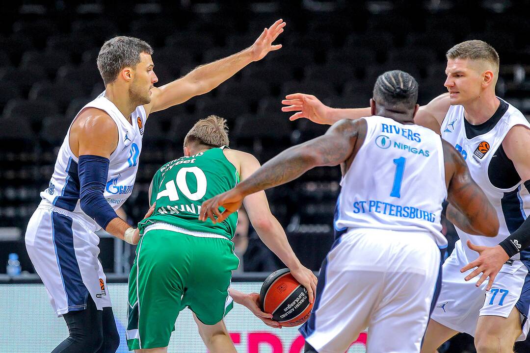 Eurolyga: „Žalgiris“ – „Zenit“ 75:83