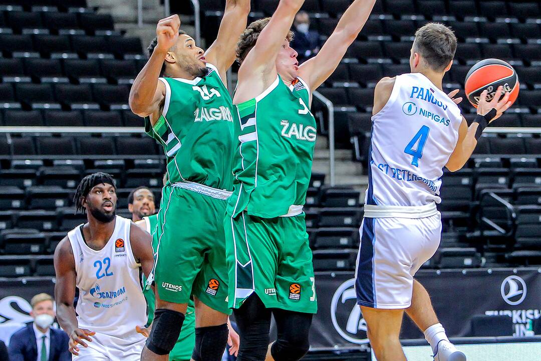 Eurolyga: „Žalgiris“ – „Zenit“ 75:83