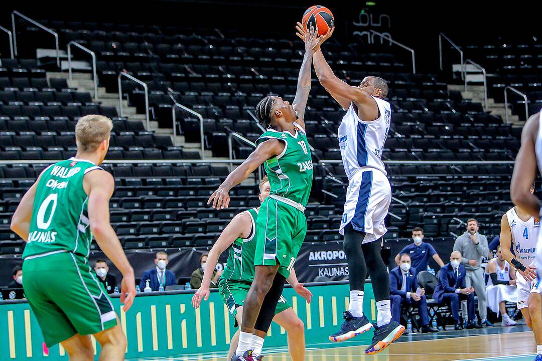 Eurolyga: „Žalgiris“ – „Zenit“ 75:83