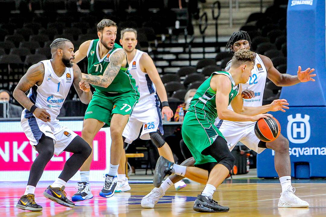 Eurolyga: „Žalgiris“ – „Zenit“ 75:83