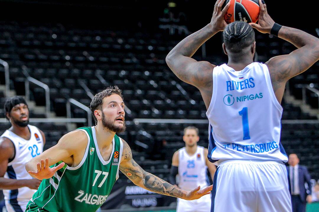 Eurolyga: „Žalgiris“ – „Zenit“ 75:83