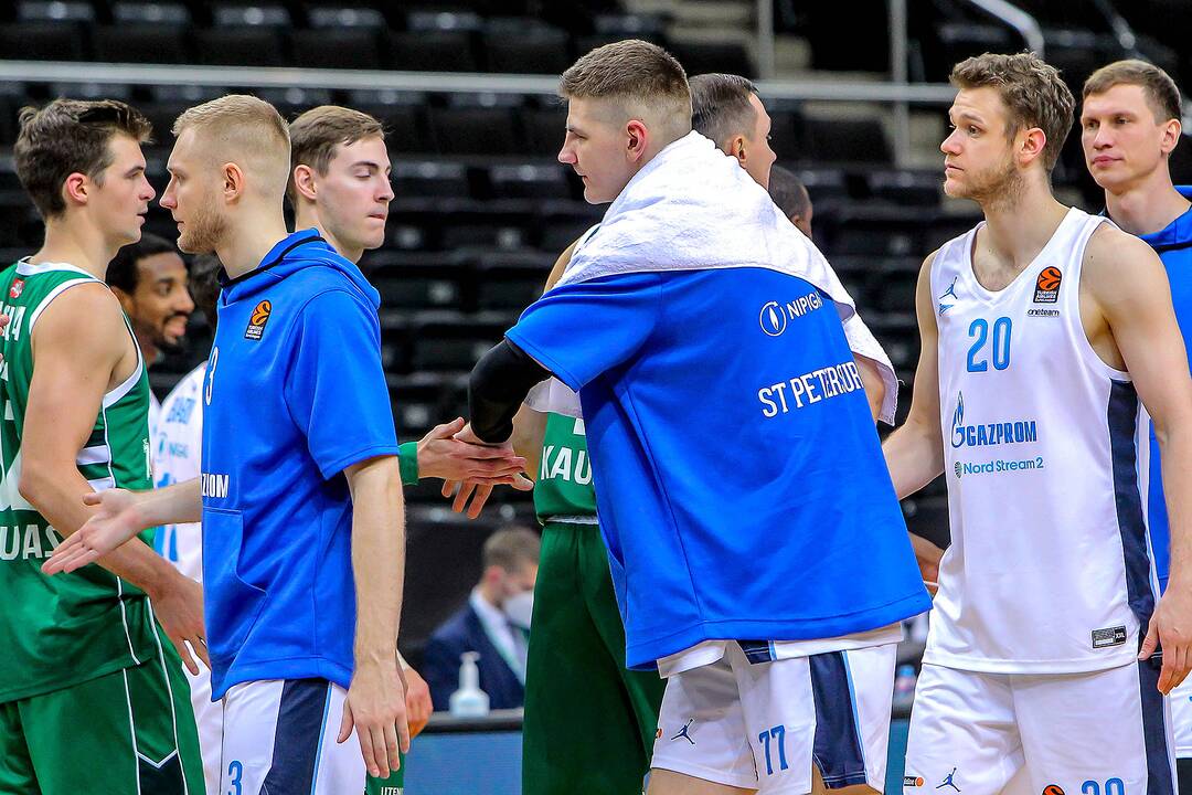Eurolyga: „Žalgiris“ – „Zenit“ 75:83