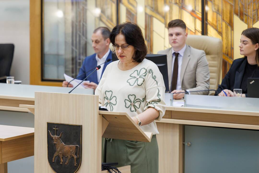 Kauno miesto tarybos posėdis (2025 balandžio 15 d.)