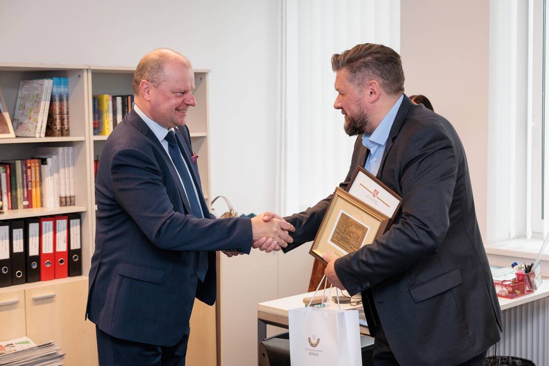 „Kauno dienos“ redakcijoje lankėsi Saulius Skvernelis
