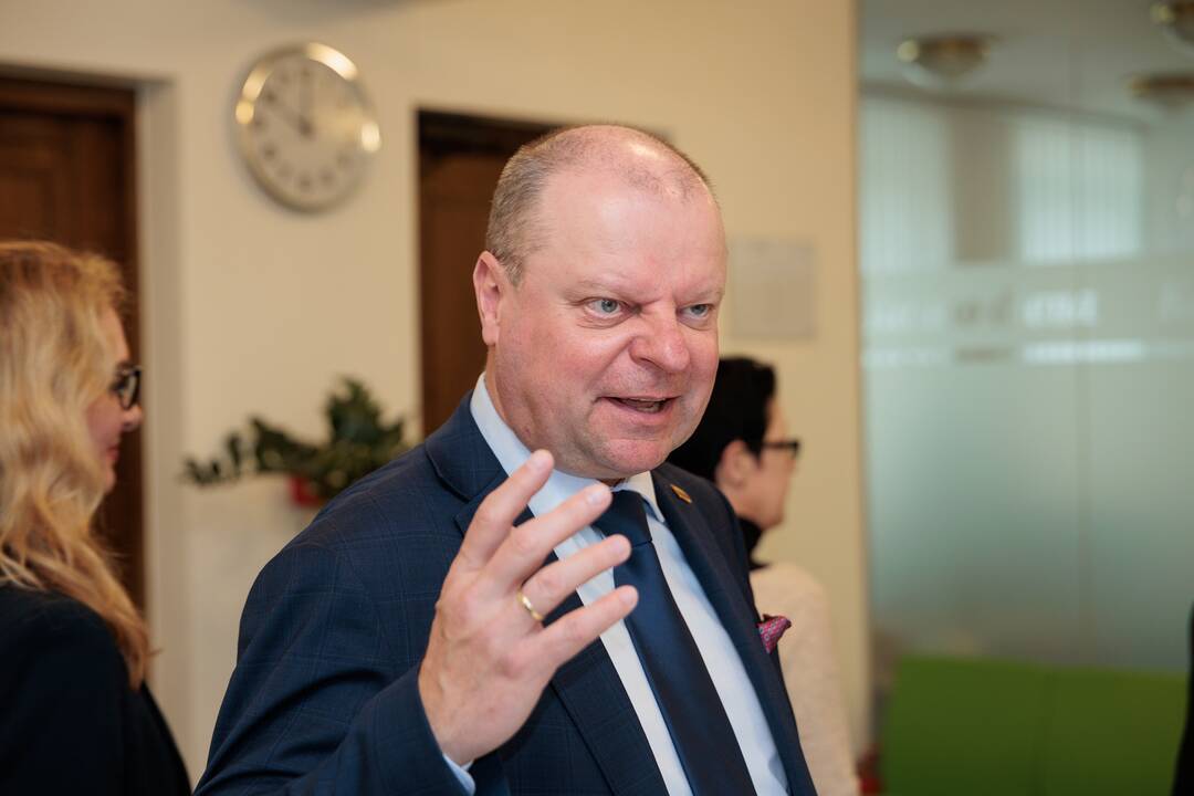 „Kauno dienos“ redakcijoje lankėsi Saulius Skvernelis