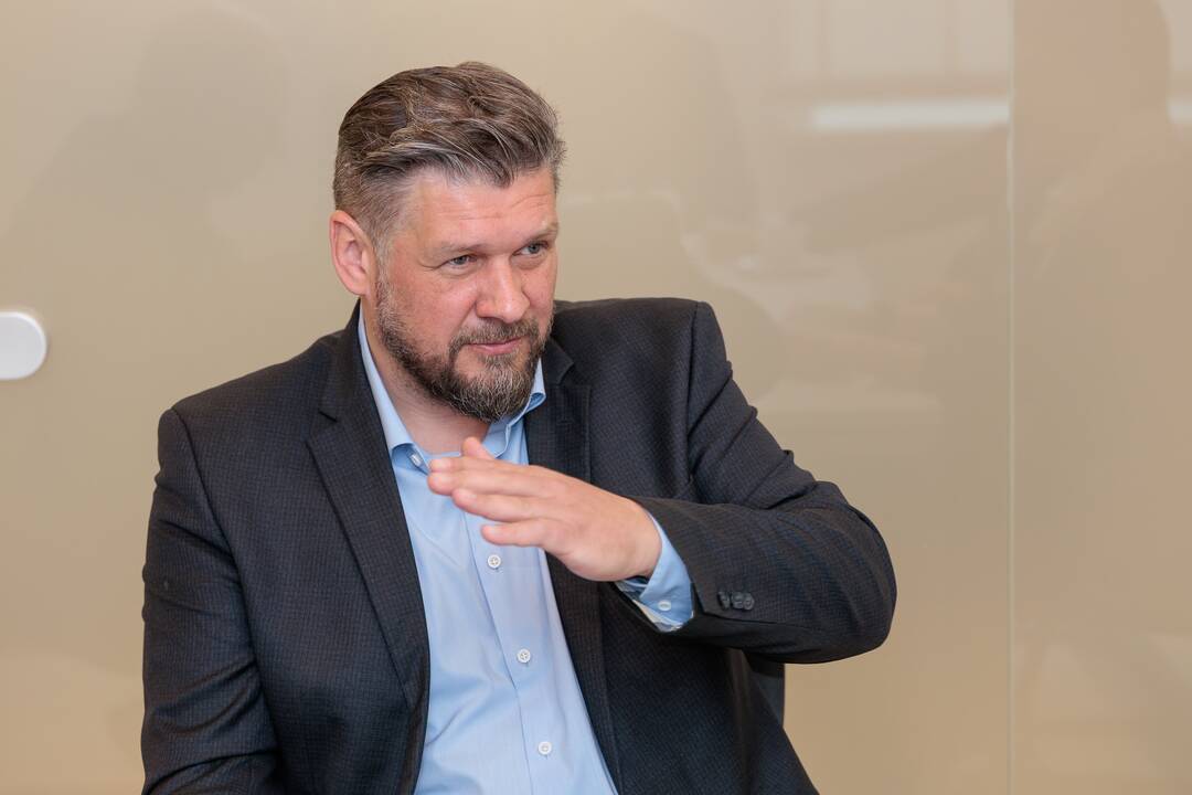 „Kauno dienos“ redakcijoje lankėsi Saulius Skvernelis