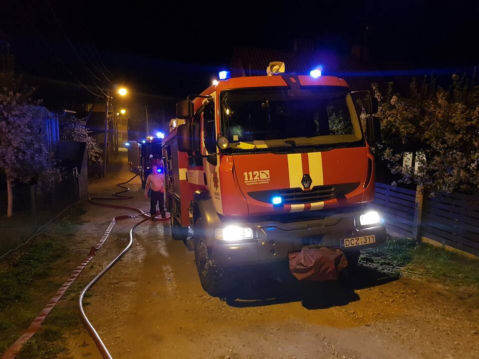 Gaisras Marvelėje