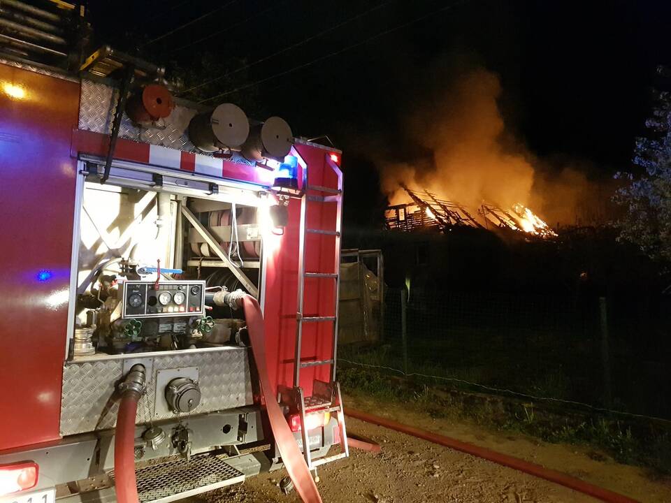Gaisras Marvelėje