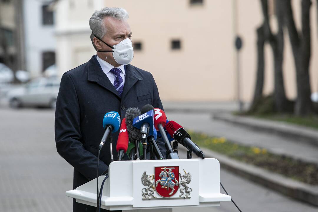 Prezidento G. Nausėdos spaudos konferencija