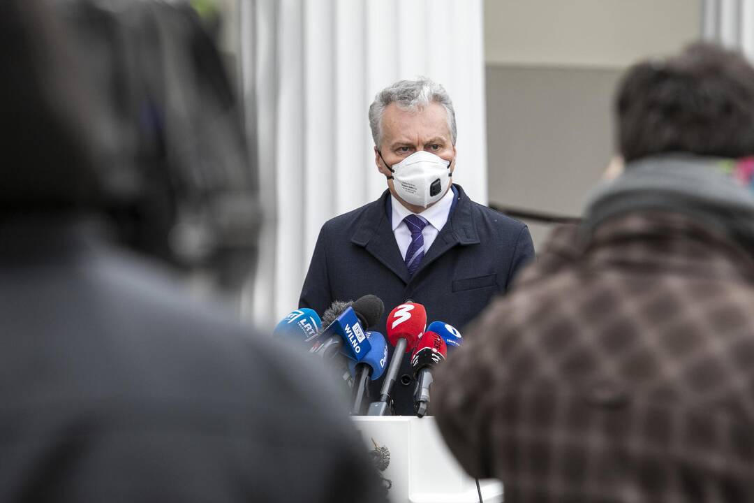 Prezidento G. Nausėdos spaudos konferencija
