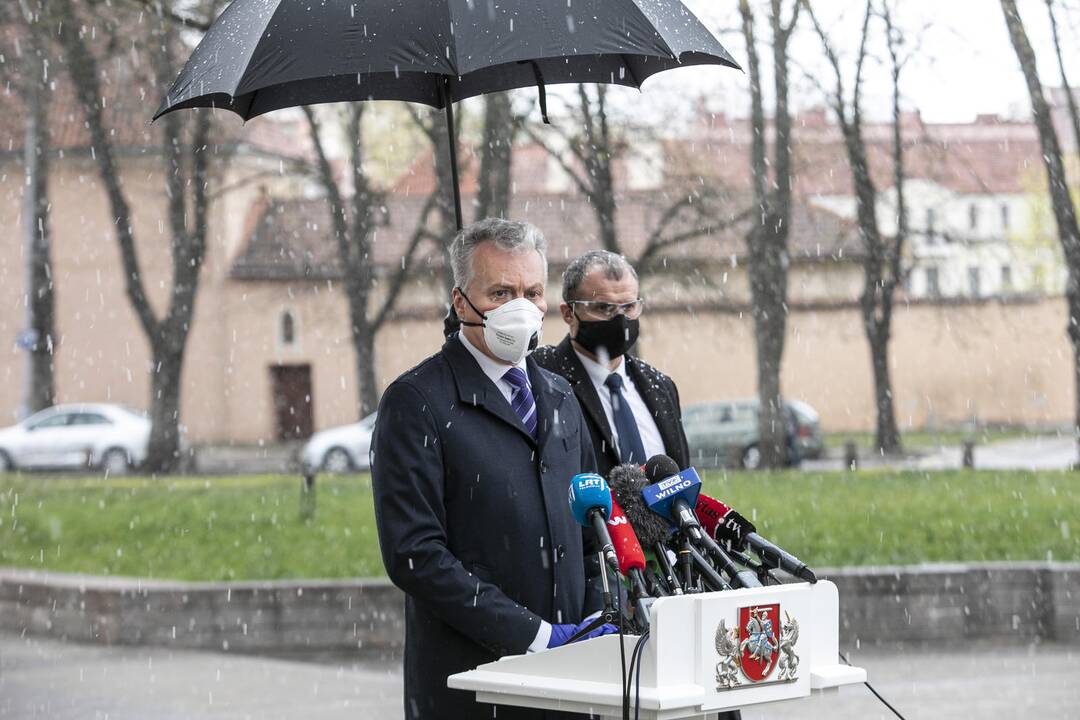 Prezidento G. Nausėdos spaudos konferencija