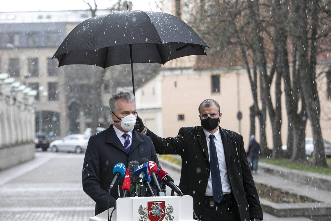Prezidento G. Nausėdos spaudos konferencija