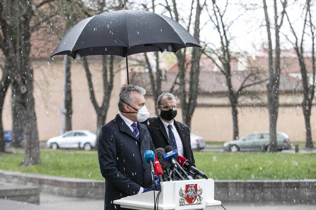 Prezidento G. Nausėdos spaudos konferencija