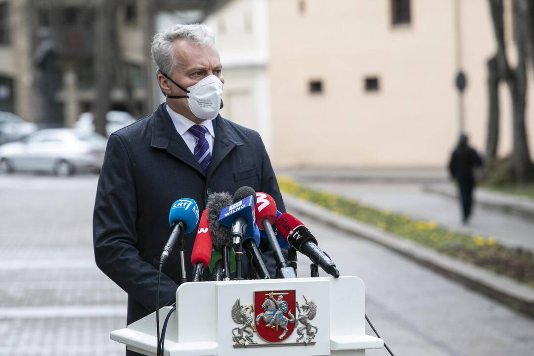 Prezidento G. Nausėdos spaudos konferencija