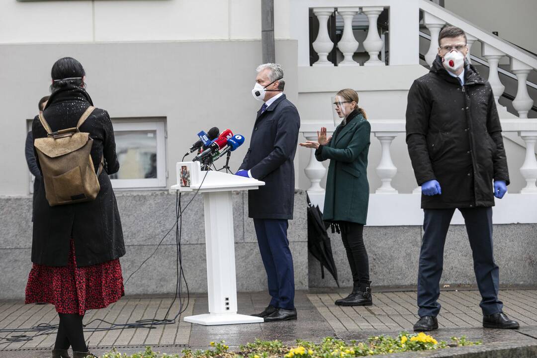 Prezidento G. Nausėdos spaudos konferencija