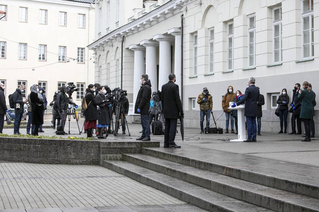 Prezidento G. Nausėdos spaudos konferencija