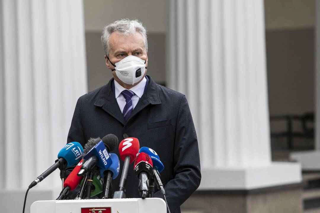 Prezidento G. Nausėdos spaudos konferencija