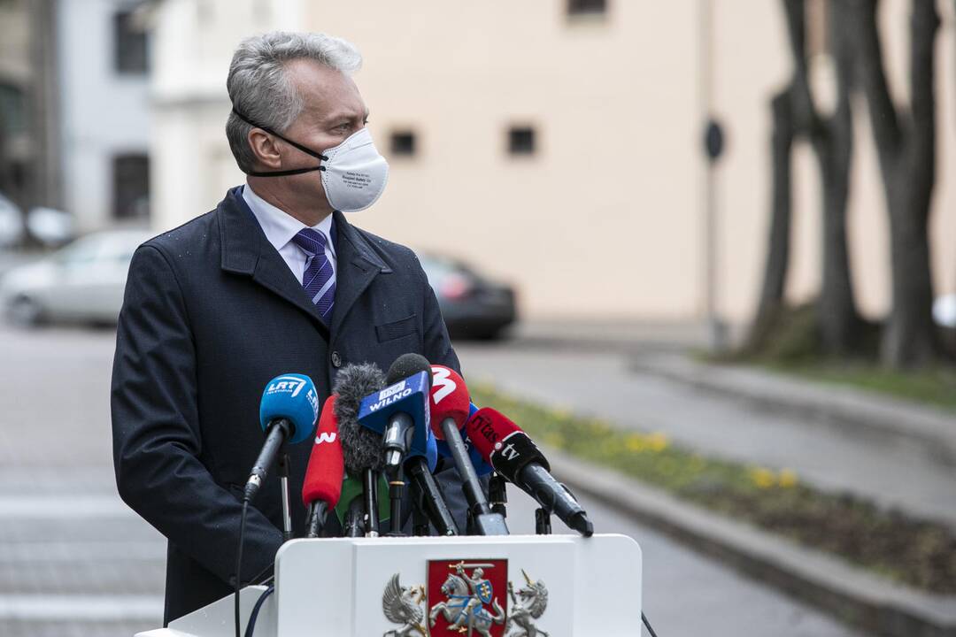 Prezidento G. Nausėdos spaudos konferencija