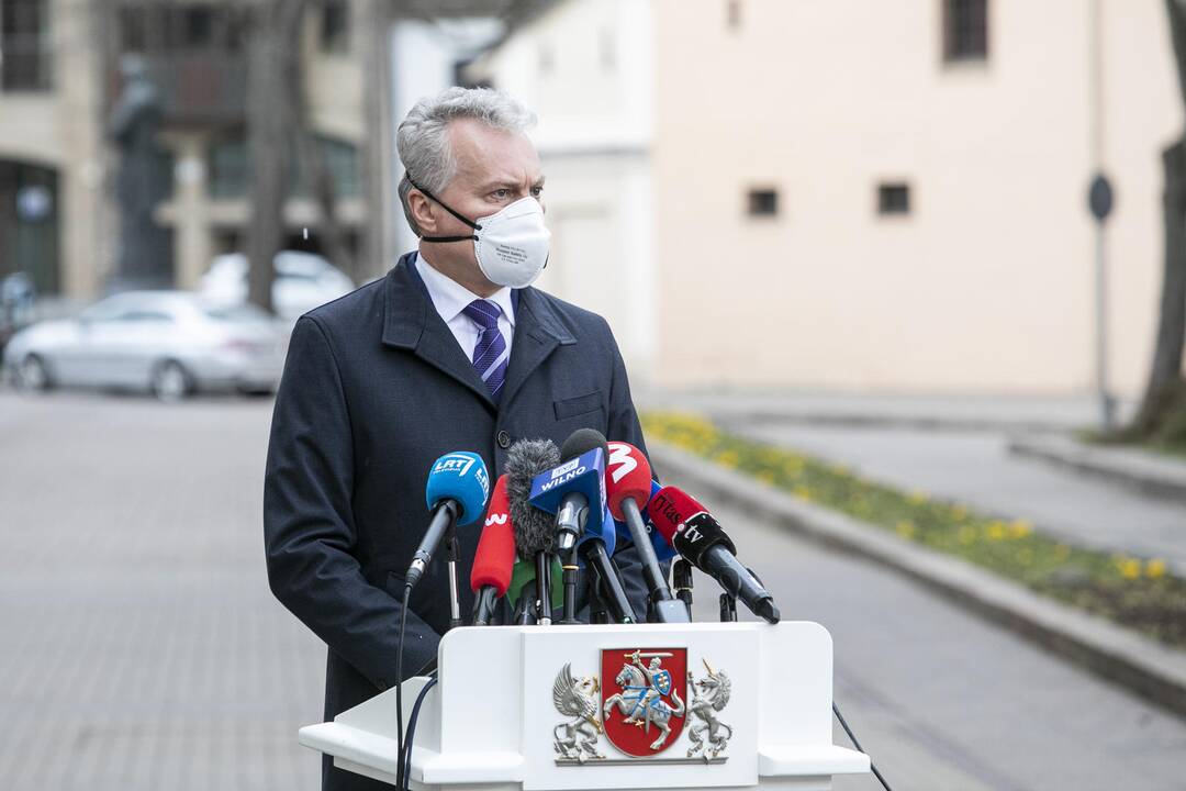 Prezidento G. Nausėdos spaudos konferencija