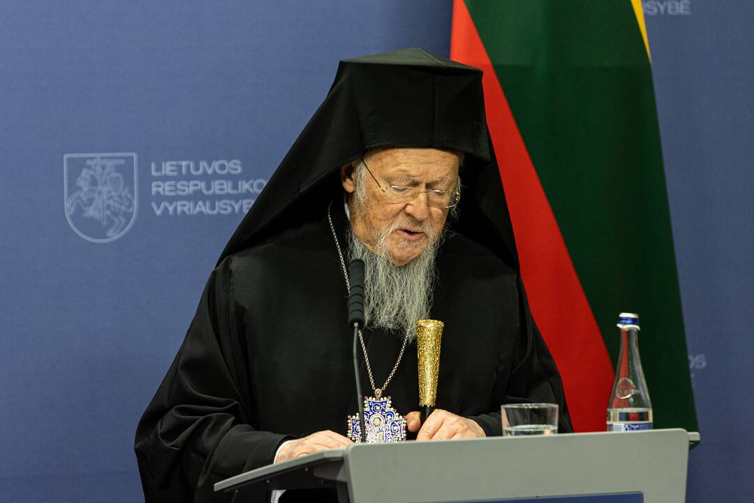 I. Šimonytė susitiko su Konstantinopolio patriarchu Baltramiejumi I