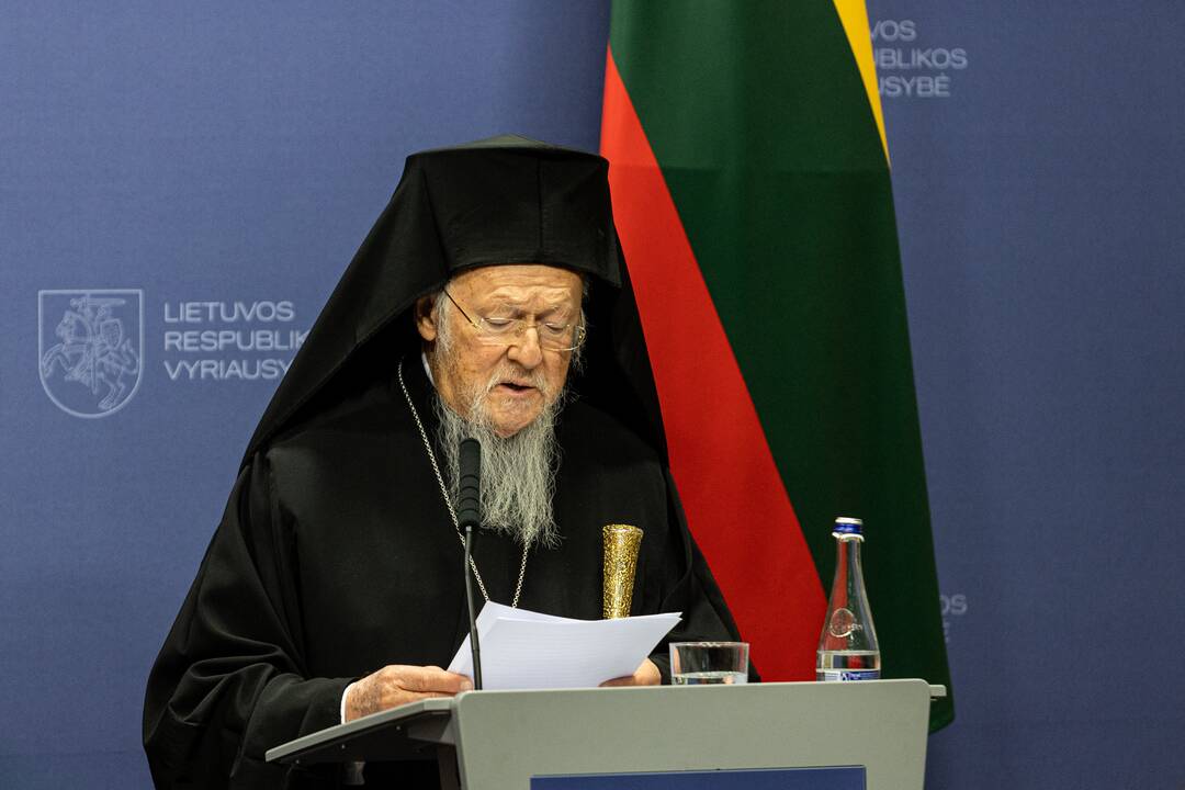 I. Šimonytė susitiko su Konstantinopolio patriarchu Baltramiejumi I