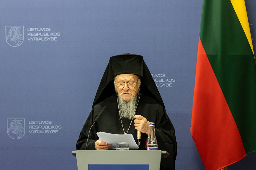 I. Šimonytė susitiko su Konstantinopolio patriarchu Baltramiejumi I