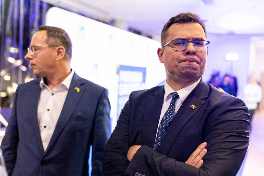 2024-ųjų Seimo rinkimai: TS-LKD nariai laukia rinkimų rezultatų