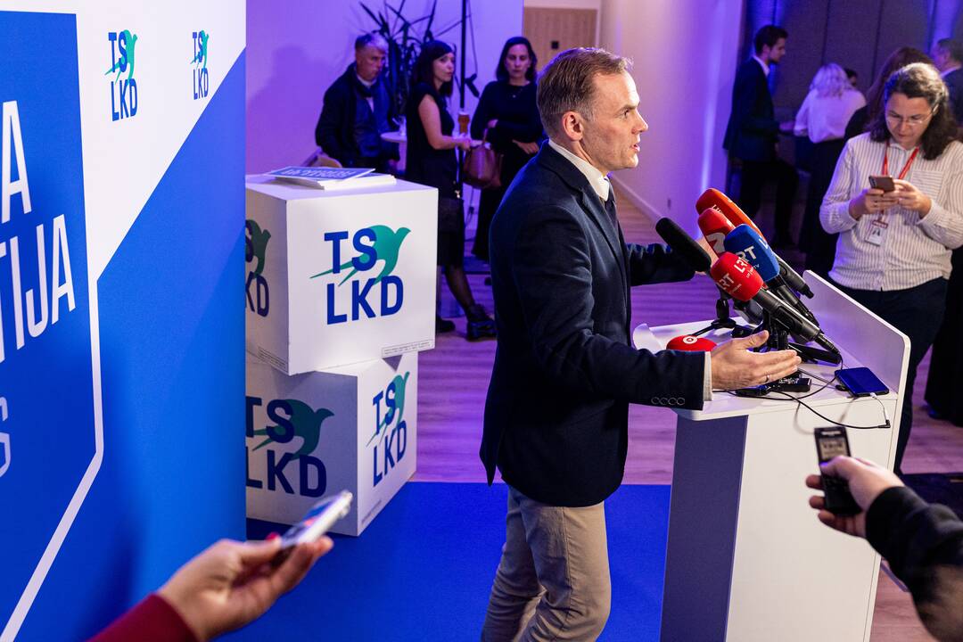 2024-ųjų Seimo rinkimai: TS-LKD nariai laukia rinkimų rezultatų